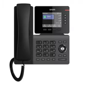 Telefon IP Snom D810W — wyświetlacz IPS 3,36 cala, Gigabit Ethernet, Wi‑Fi (802.11a/b/g/n/ac), PoE, czarny