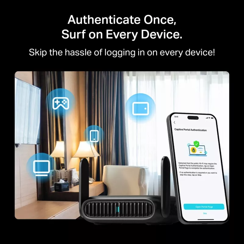 TP-Link BE3600 Wi-Fi 7 router bezprzewodowy 2.5 Gigabit Ethernet Dwupasmowy (2.4 GHz / 5 GHz) Czarny