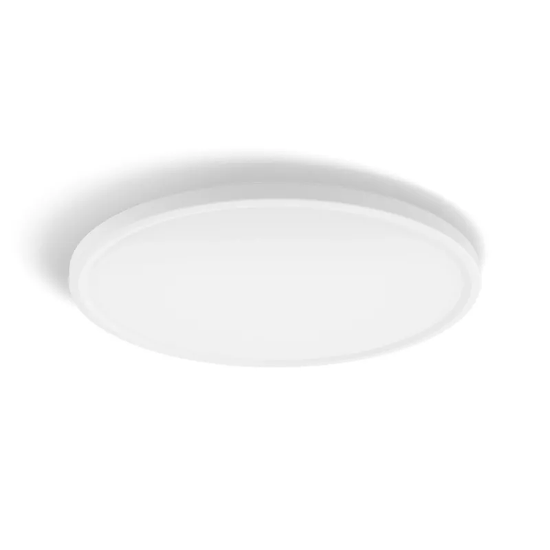 Lampa sufitowa Philips Hue Devote cienki okrągła LED 23W, biała, Ø42,1 cm, uniwersalna lokalizacja