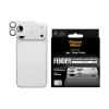 PanzerGlass Fender Camera Protector do iPhone 17 Pro Max — Silikon, Srebrny, Odporny na Zarysowania i Wstrząsy