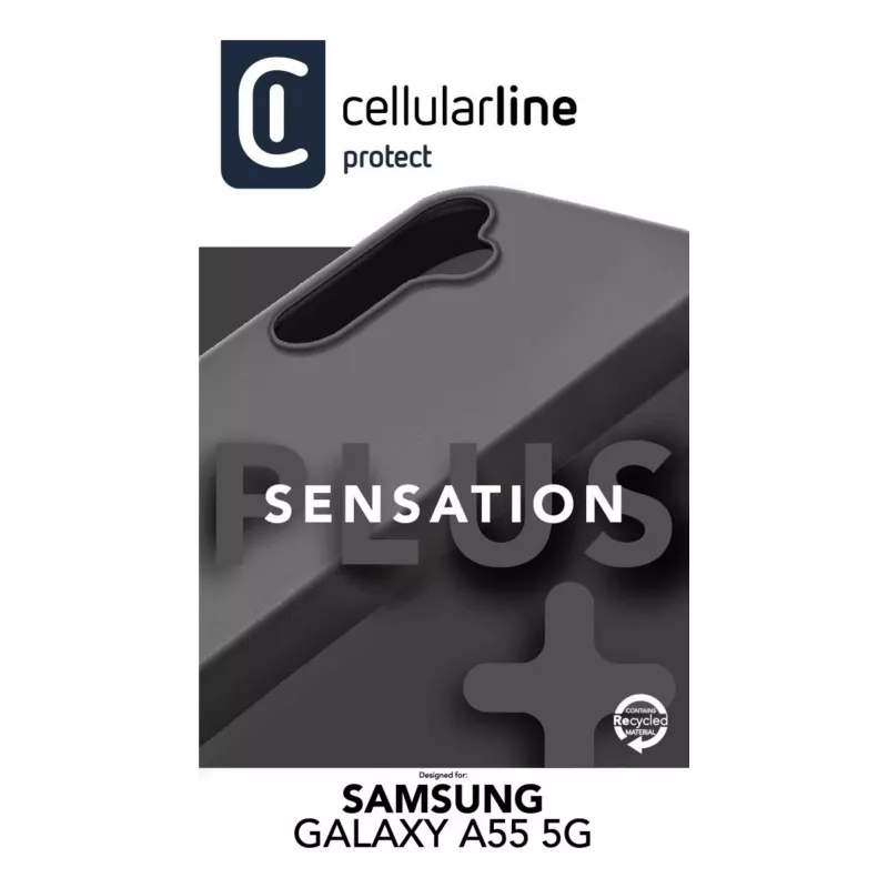 Cellularline Sensation+ - Galaxy A55 5G silikonowe etui soft-touch