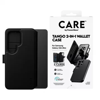 PanzerGlass CARE™ by ® Tango 2-w-1 etui z portfelem z Qi do Samsunga Galaxy S26 Ultra