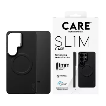 Ochronne etui PanzerGlass CARE SL1M do Samsung Galaxy S26 Ultra, czarne
