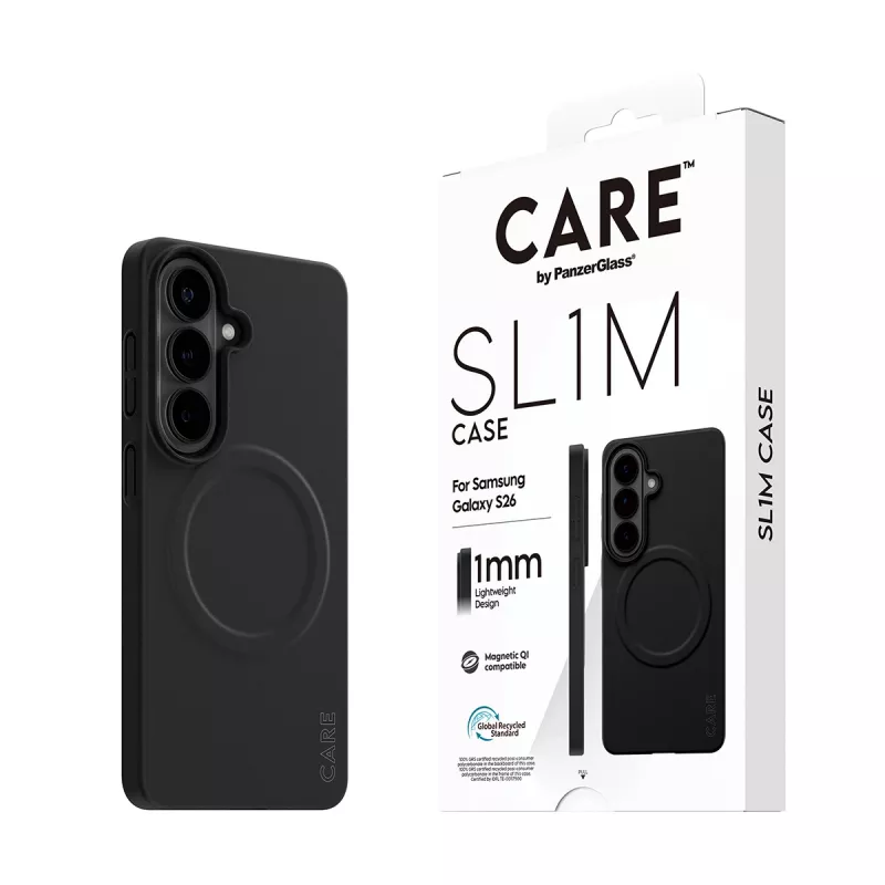 Ochronne etui PanzerGlass CARE SL1M do Samsung Galaxy S26, czarne