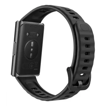 Opaska aktywności HUAWEI Band 11 Pro z wyświetlaczem AMOLED 1,62 cala, optycznym czujnikiem tętna, 14-dniową baterią, czarna