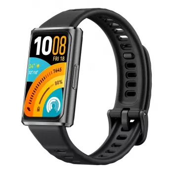 Opaska aktywności HUAWEI Band 11 Pro z wyświetlaczem AMOLED 1,62 cala, optycznym czujnikiem tętna, 14-dniową baterią, czarna