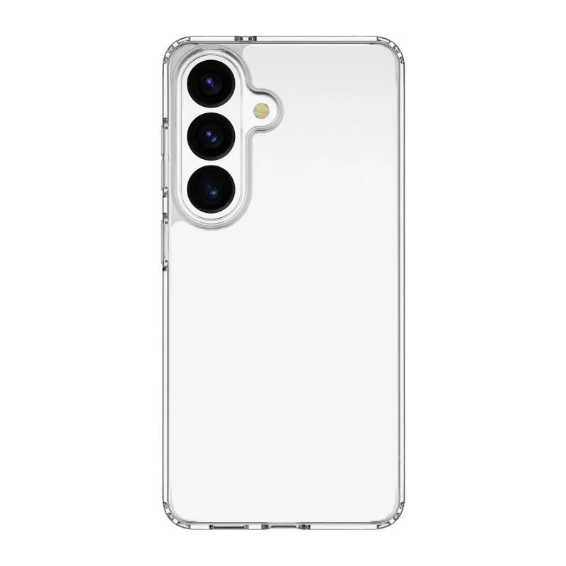 Cellularline Clear Protect - twarde etui do Galaxy S26 z gumowymi krawędziami