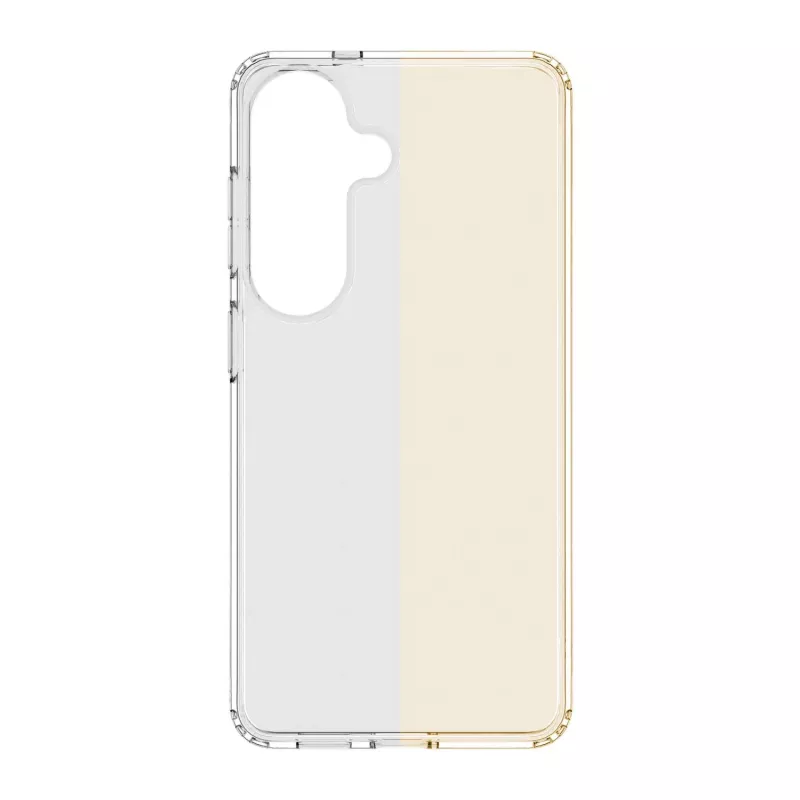 Cellularline Clear Protect - twarde etui do Galaxy S26 z gumowymi krawędziami