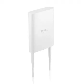 Bezprzewodowy punkt dostępowy Zyxel NWA55BE — dwuzakresowy 2,4/5 GHz, 5100 Mbit/s, PoE, biały
