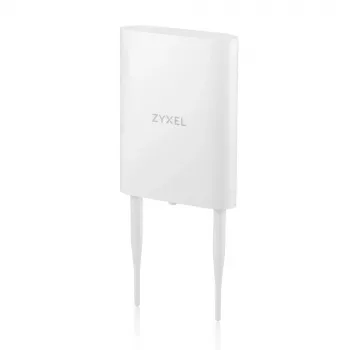 Bezprzewodowy punkt dostępowy Zyxel NWA55BE — dwuzakresowy 2,4/5 GHz, 5100 Mbit/s, PoE, biały