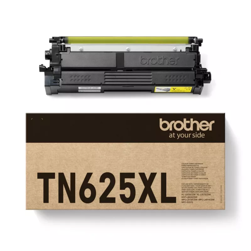 Kaseta z tonerem Brother TN-625XLY oryginalny żółty, 5500 stron, 1 szt.