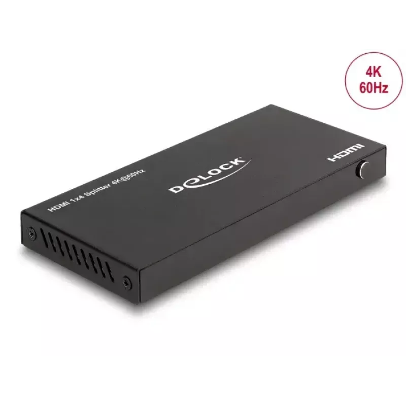 DeLOCK HDMI Splitter 1 x HDMI in to 4 x HDMI out 4K 60 Hz