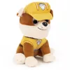 PAW Patrol GUND Official Rubble w charakterystycznym budowlanym mundurze pluszowa zabawka, przytulanka dla dzieci od 1 roku życia, 6 cali