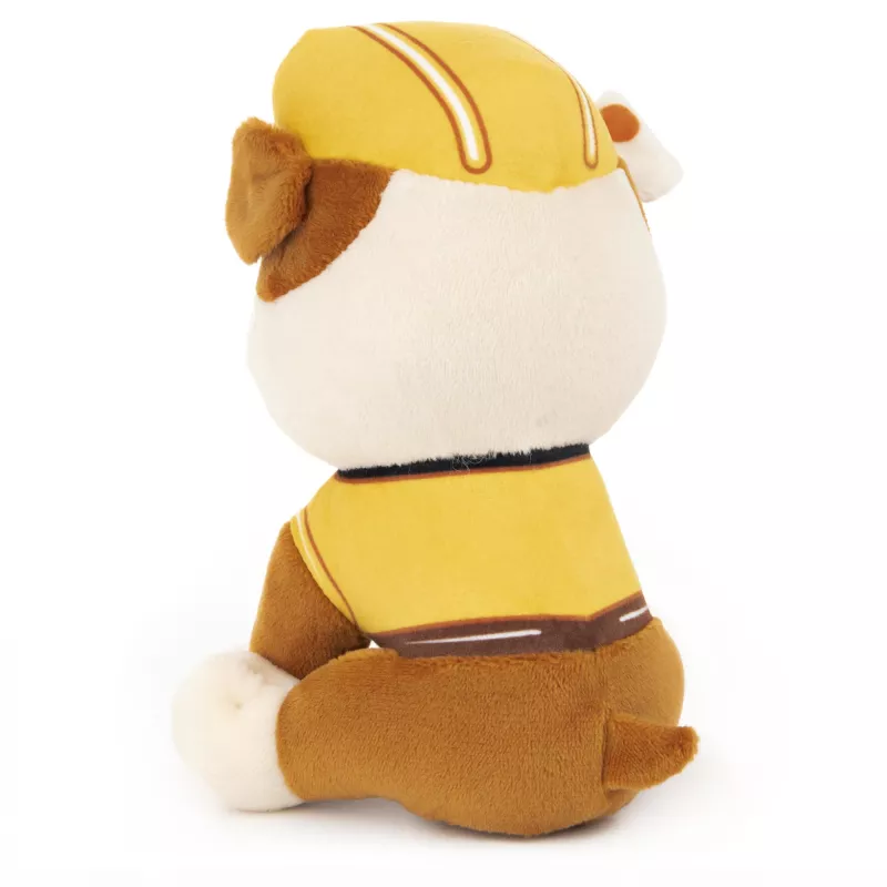 PAW Patrol GUND Official Rubble w charakterystycznym budowlanym mundurze pluszowa zabawka, przytulanka dla dzieci od 1 roku życia, 6 cali