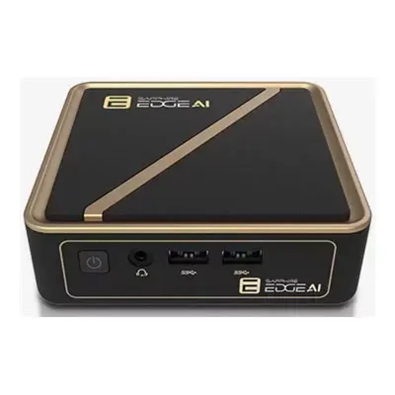 Mini PC barebone Sapphire EDGE AI 340 z obsługą pamięci DDR5 i wyjściem HDMI