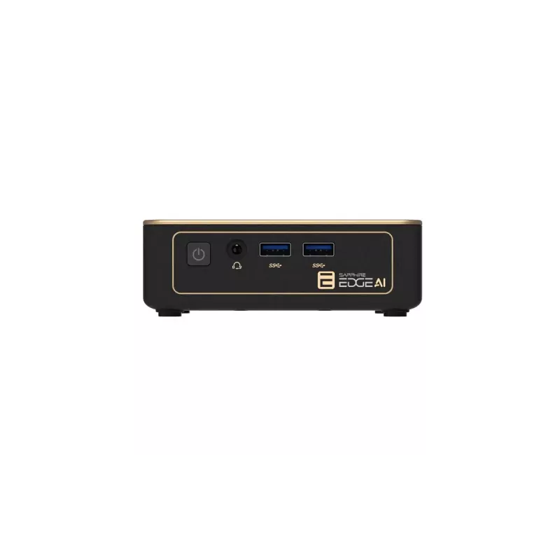 Mini PC barebone Sapphire EDGE AI 340 z obsługą pamięci DDR5 i wyjściem HDMI