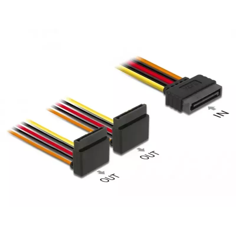 Wewnętrzny kabel zasilający DeLOCK 60170 0.15 m