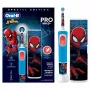 Oral-B Vitality Pro Kids Spiderman obrotowo-oscylacyjna szczoteczka do zębów dla dzieci niebieska, czerwona