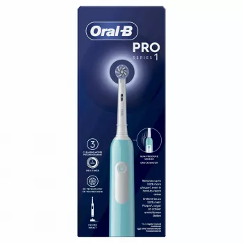 Szczoteczka obrotowo-oscylacyjna Oral-B Pro 1 Sensitive Clean dla dorosłych, niebieska