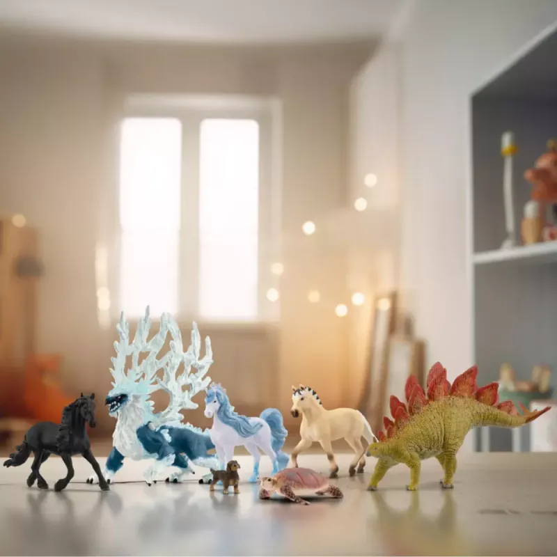 Figurka zabawkowa Schleich Norweski koń fiordzki klacz 13980 Brązowy Biały Żółty
