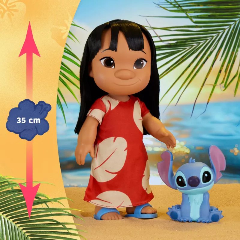 Just Play Disney Lilo & Stitch, Lalka modowa, Dziewczynka, 3 lat(a), Chłopiec/Dziewczynka, 350 mm, Wielokolorowy