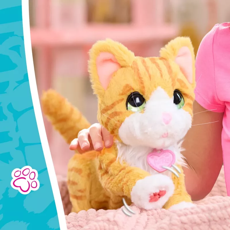 Just Play FurReal Bella, Zabawkowy kot, od 4 lat, Interaktywny, AA, Baterie w zestawie