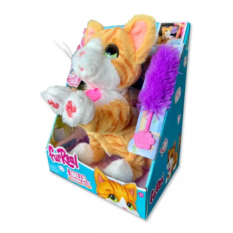 Just Play FurReal Bella, Zabawkowy kot, od 4 lat, Interaktywny, AA, Baterie w zestawie