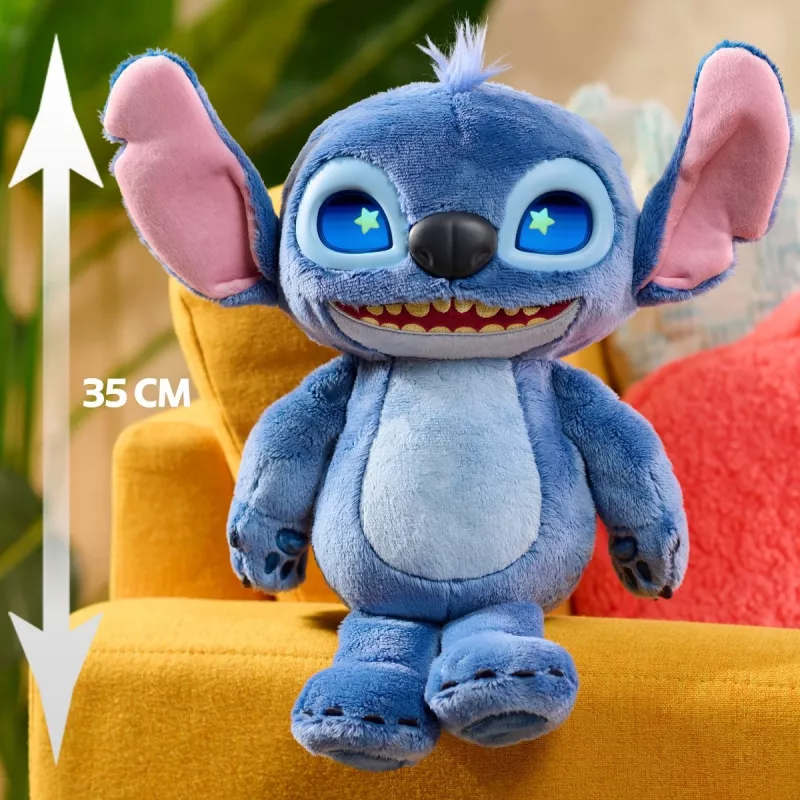 Just Play Disney Stitch - Many Moods Stitch, Figurka, od 3 lat, Interaktywna, Dźwiękowa, AA