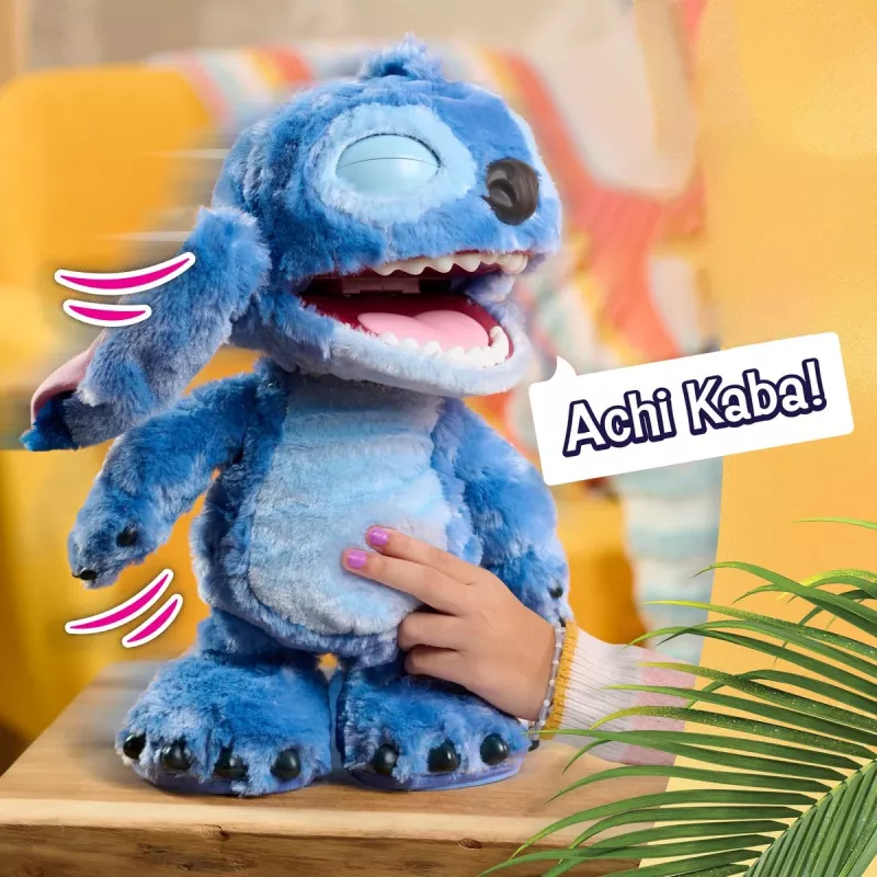 Just Play Disney Stitch - Ultimate Stitch, Postać, 3 lat(a), Interaktywny, Dźwiękowy, AA, Baterie w zestawie