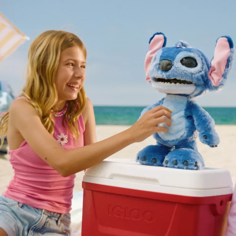 Just Play Disney Stitch - Ultimate Stitch, Postać, 3 lat(a), Interaktywny, Dźwiękowy, AA, Baterie w zestawie