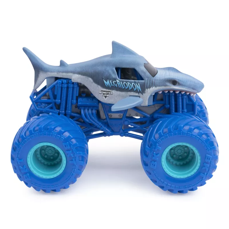 Monster Jam, Oficjalne Die-Cast Monster Trucki Batman vs. Megalodon, Skala 1:64, Zabawki dla Chłopców od 3 lat