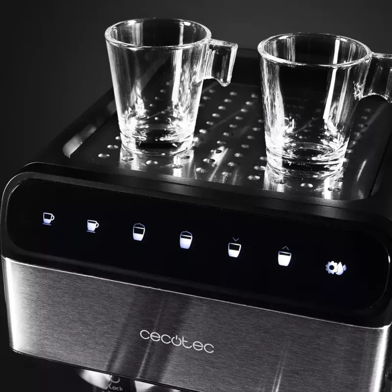 Ekspres do kawy CECOTEC Power Instant-ccino 20 Touch — w pełni automatyczny, zbiornik na wodę 1,4 L, 2 filiżanki, 1350 W