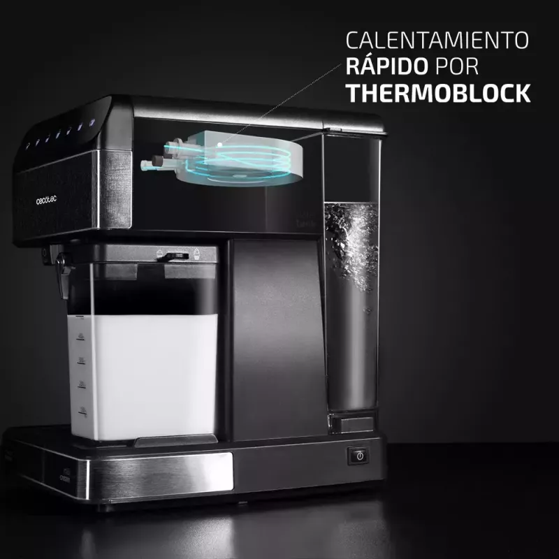 Ekspres do kawy CECOTEC Power Instant-ccino 20 Touch — w pełni automatyczny, zbiornik na wodę 1,4 L, 2 filiżanki, 1350 W