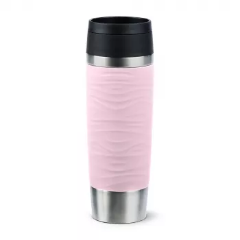 EMSA Travel Mug Waves Grande 500 ml Różowy, Stal nierdzewna