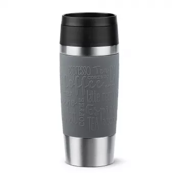EMSA Travel Mug Classic 360 ml szary stal nierdzewna kubek termiczny