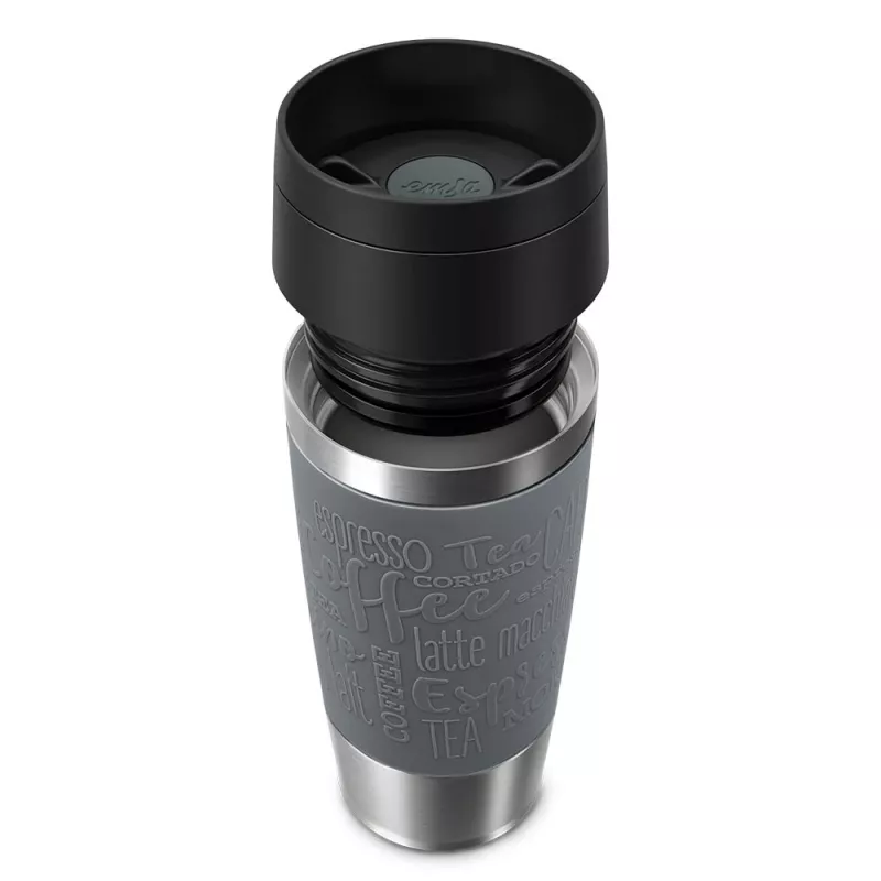 EMSA Travel Mug Classic 360 ml szary stal nierdzewna kubek termiczny