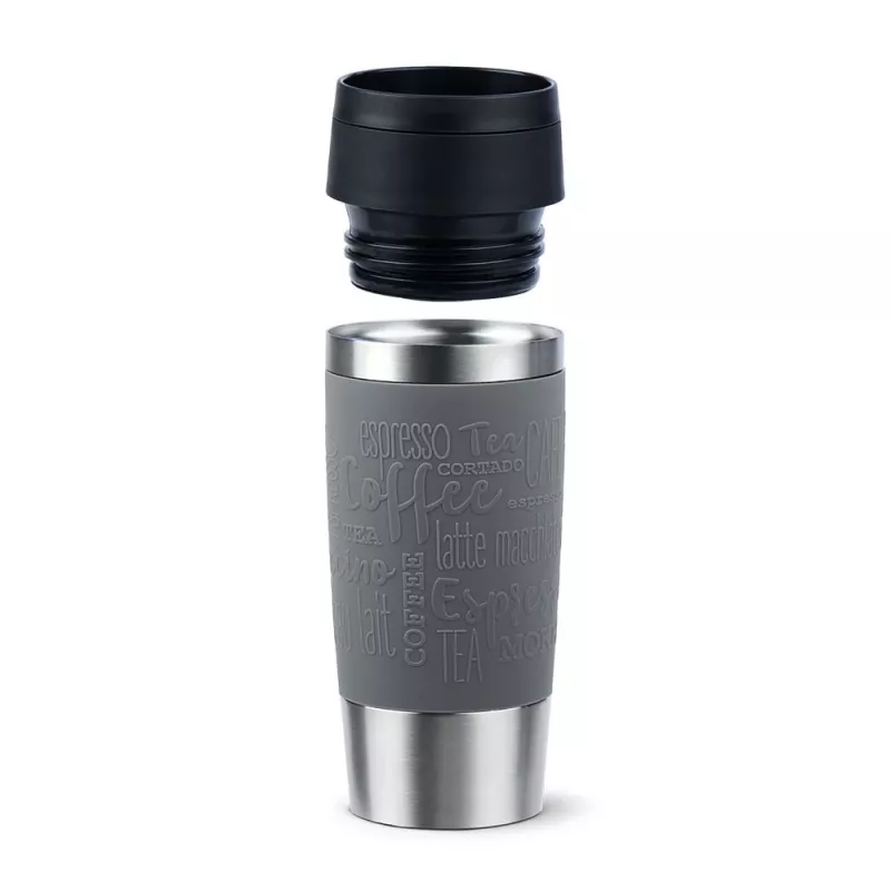 EMSA Travel Mug Classic 360 ml szary stal nierdzewna kubek termiczny
