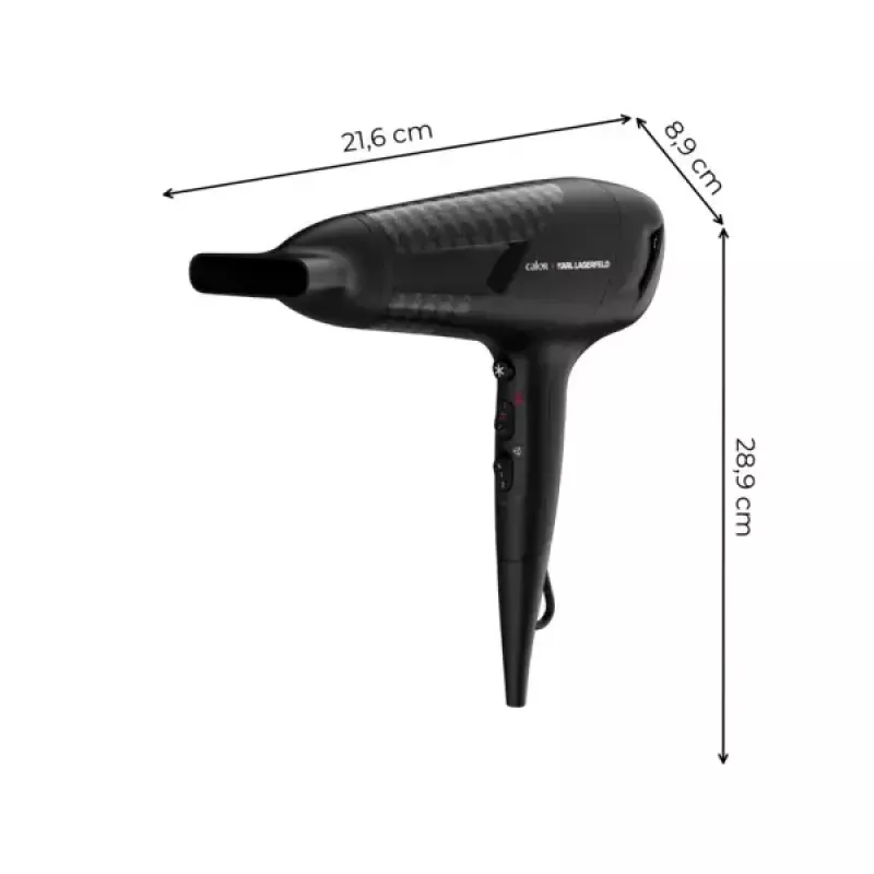 Rowenta X KARL LAGERFELD CV581L suszarka do włosów 2300 W Czarna