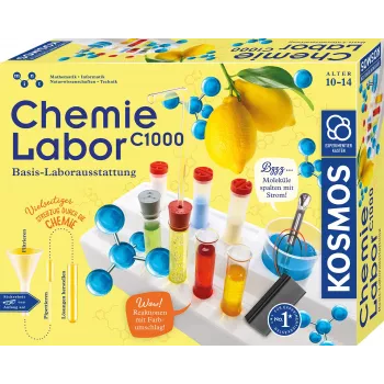 Kosmos Chemielabor C1000, Zestaw doświadczalny, Chemia, 10 lat