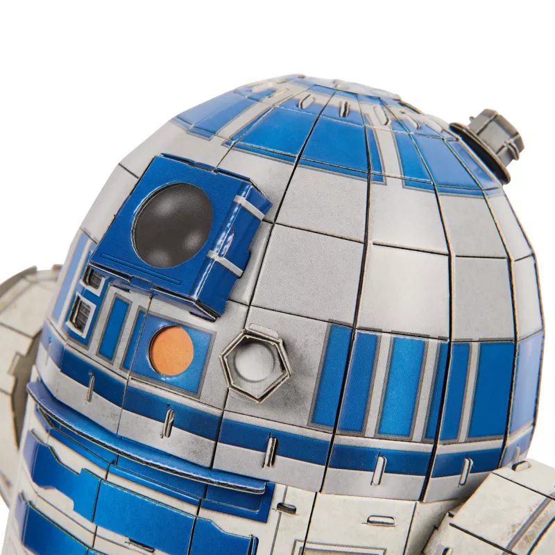 4D Build, Star Wars R2-D2, zestaw modelu z kartonu, 201 szt. | Figurki Star Wars, dekoracja na biurko | Zabawki konstrukcyjne | Zestawy modeli 3D dla dorosłych i młodzieży 12+