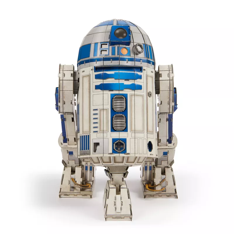 4D Build, Star Wars R2-D2, zestaw modelu z kartonu, 201 szt. | Figurki Star Wars, dekoracja na biurko | Zabawki konstrukcyjne | Zestawy modeli 3D dla dorosłych i młodzieży 12+