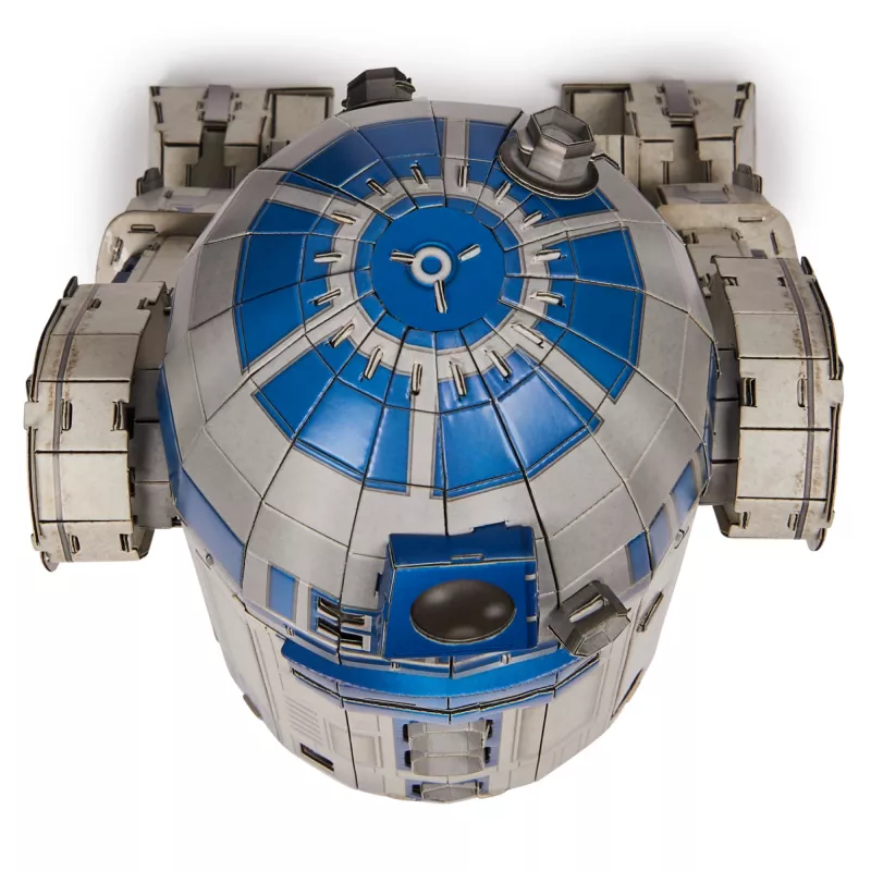 4D Build, Star Wars R2-D2, zestaw modelu z kartonu, 201 szt. | Figurki Star Wars, dekoracja na biurko | Zabawki konstrukcyjne | Zestawy modeli 3D dla dorosłych i młodzieży 12+