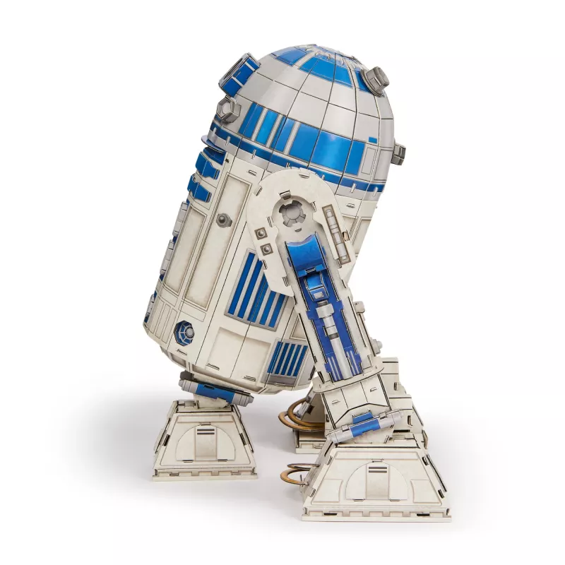 4D Build, Star Wars R2-D2, zestaw modelu z kartonu, 201 szt. | Figurki Star Wars, dekoracja na biurko | Zabawki konstrukcyjne | Zestawy modeli 3D dla dorosłych i młodzieży 12+