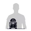 4D Build, Star Wars R2-D2, zestaw modelu z kartonu, 201 szt. | Figurki Star Wars, dekoracja na biurko | Zabawki konstrukcyjne | Zestawy modeli 3D dla dorosłych i młodzieży 12+