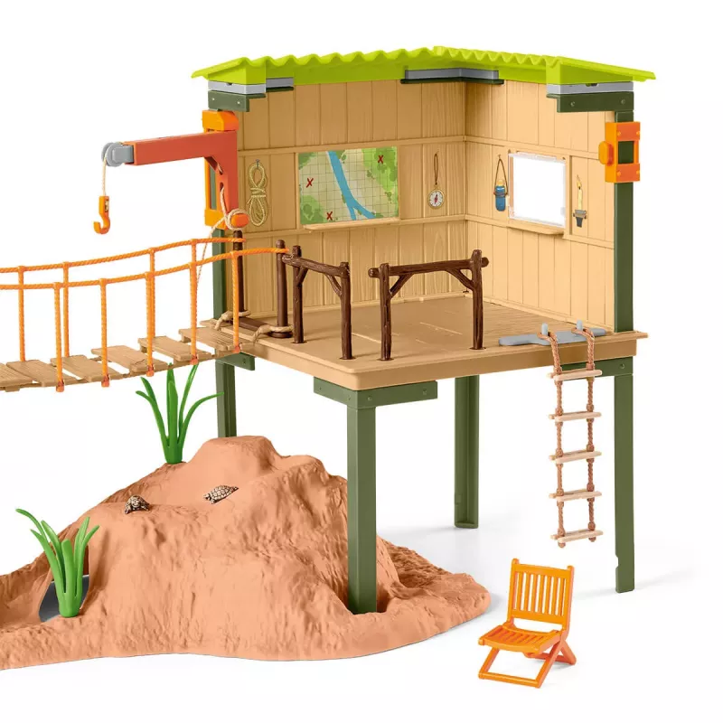 Zoo schleich WILD LIFE Stacja Przygód Strażnika Wielokolorowy 3-8 lat