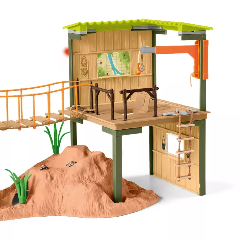 Zoo schleich WILD LIFE Stacja Przygód Strażnika Wielokolorowy 3-8 lat
