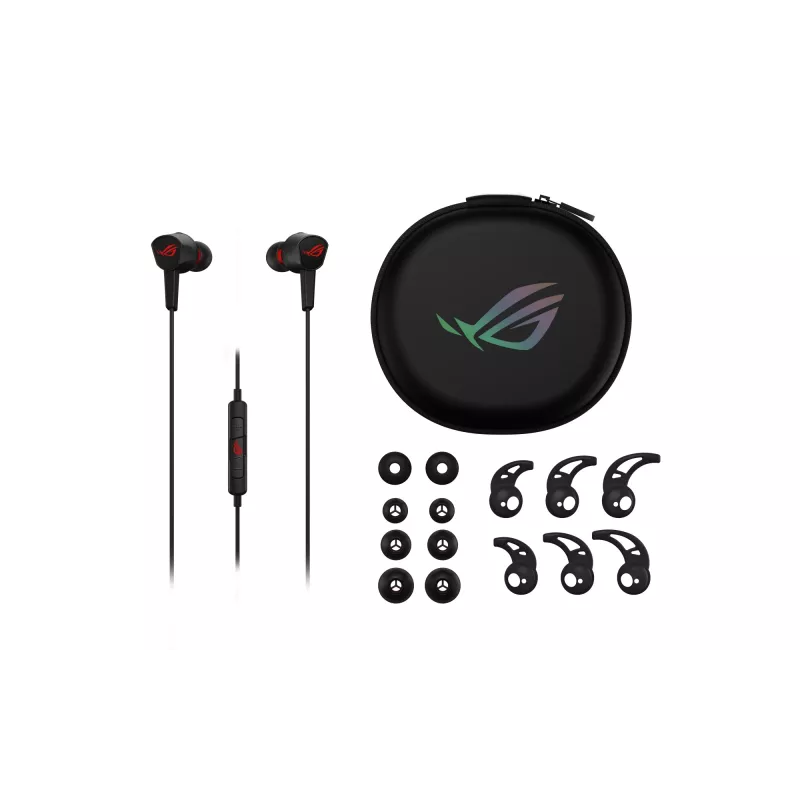 ASUS ROG Cetra Core II Zestaw słuchawkowy Przewodowe Douszne Do gier Czarny