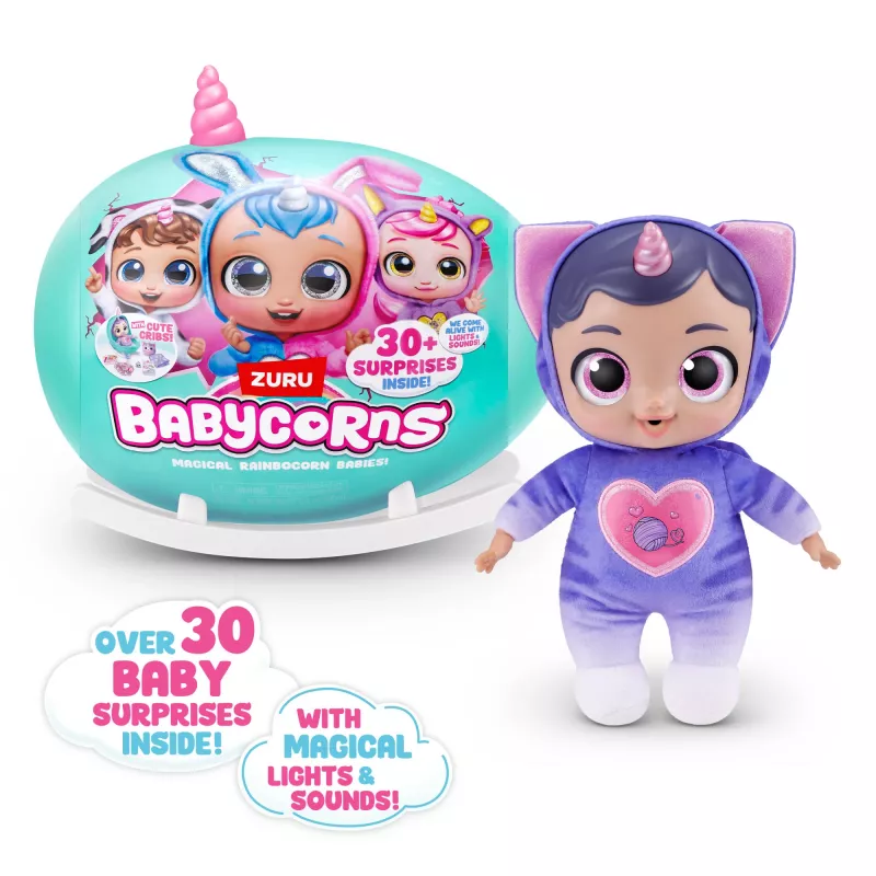 Babycorns Interaktywna Lalka Dla Niemowląt Seria 1 Duża ZURU