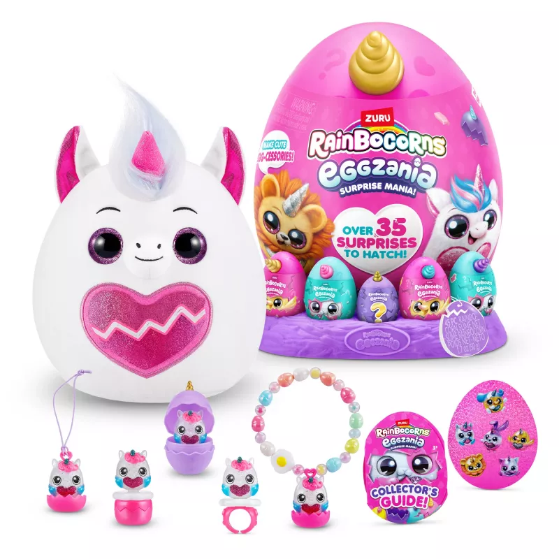 Figurka Zuru Rainbocorns Eggzania Surprise Seria 1 — kolekcjonerska figurka w asortymencie (jedna sztuka)