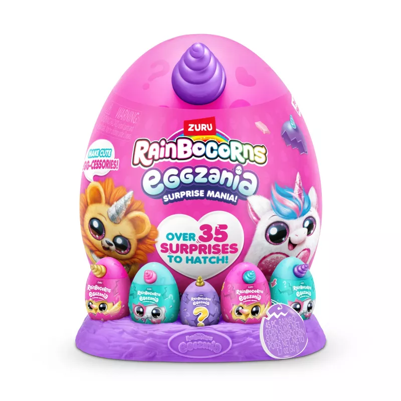 Figurka Zuru Rainbocorns Eggzania Surprise Seria 1 — kolekcjonerska figurka w asortymencie (jedna sztuka)